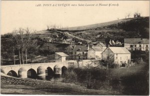 CPA Pont-A-L'Eveque entre St-Laurent et Pionnat (121744)