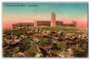 1919 Greetings from the Harz - Brockenhotel Wernigerode Germany Posted Postcard