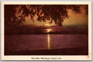 Postcard Manitoulin Island Ontario c1948 Gore Bay Scenic View by PECO