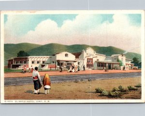 El Ortiz Hotel, Lamy NM Fred Harvey Vintage Postcard O51