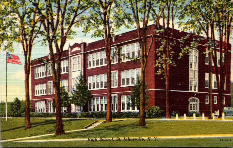 New York St Johnsville High School Curteich