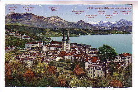 Townview, Mountain Heights, Luzern, Switzerland, Used 1947