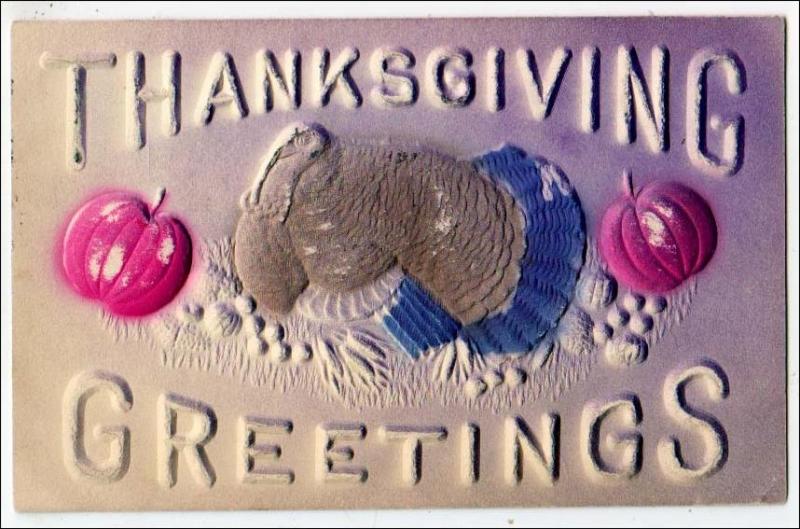 Thanksgiving, Heavy Embossed Turkey