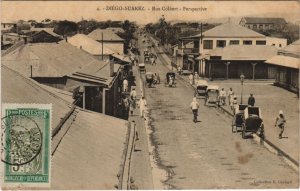 PC DIEGO-SUAREZ RUE COLBERT PERSPECTIVE MADAGASCAR (a27673)