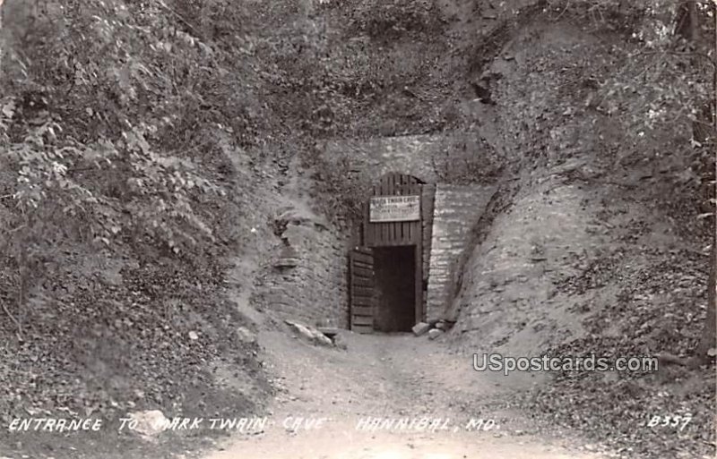 Entrance to Mark Twain Cave in Hannibal, Missouri