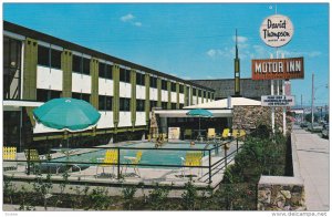 Swimming Pool, David Thompson Motor Inn, KAMLOOPS, British Columbia, Canada, ...