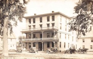 Lincoln Maine Lincoln House Real Photo Vintage Postcard U5285