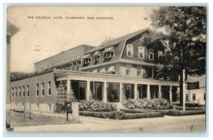 1949 The Colonial Hotel Claremont New Hampshire NH Posted Vintage Postcard 