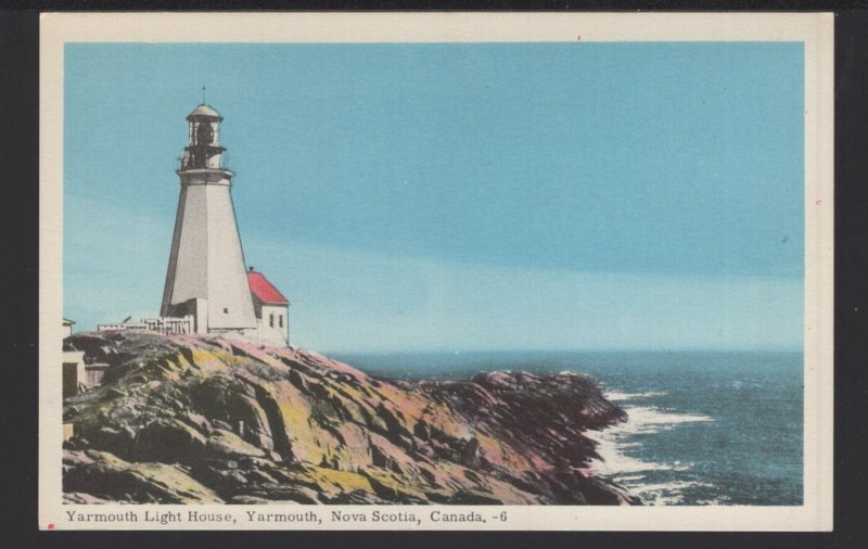 Nova Scotia YARMOUTH Light House PECO White Border