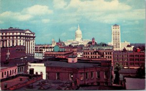 Vtg 1950s Court House State Capitol City Hall Atlanta Georgia GA Postcard