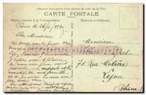 Postcard Old Paris Central Market Hall 6 am