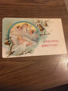 Vintage Postcard Christmas Greetings