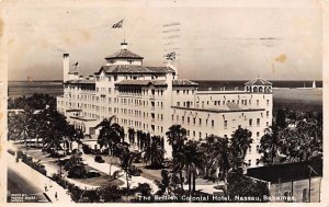 The British Colonial Hotel Real Photo Nassau in the Bahamas 1955 