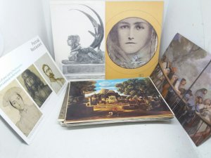 Job Lot Bulk Buy 50 Beautiful Art Painting Postcards People Places Religious etc 