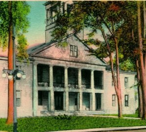 Augusta Maine ME Kenebec County Court House UNP Vtg Linen Postcard