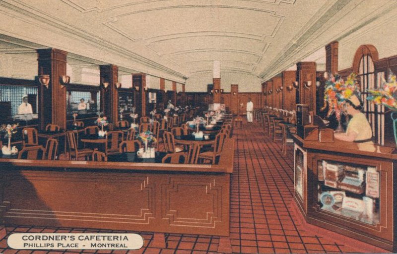 Cordner's Cafeteria at Phillips Place - Montreal QC, Quebec, Canada - Roadside