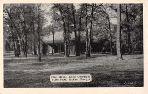 McRae Georgia Little Ocmulgee  Club House Vintage Postcard AA19432