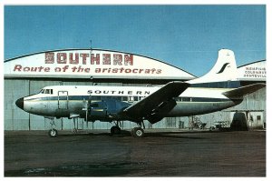 Vintage Southern Airways Martin 40 Airplane Postcard A57