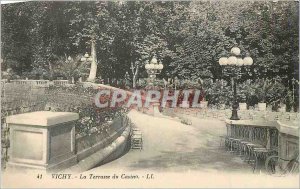 Postcard Old Vichy La Terrasse du Casino