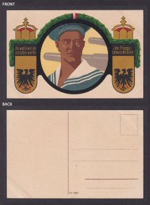 Vintage postcard, Germany Sailor SMS Augsburg, WWI