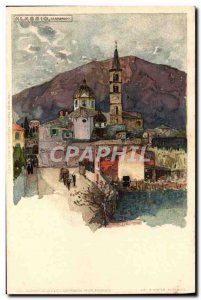 Old Postcard Italy Illustrator Alassio