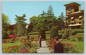 Postcard Princeton New Jersey NJ Prospect House Gardens 1960s Chrome View