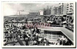 Old Postcard Ostend Beach and Kursaal