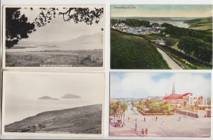 P2942, 4 old postcards irish ireland views collection ,all unused