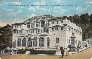 MAURICE BATH HOUSE Hot Springs National Park, Arkansas c1910s Vintage Postcard