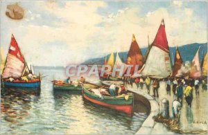 Old Postcard Fishing Boat