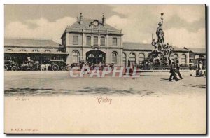 Vichy Postcard Old Train Station