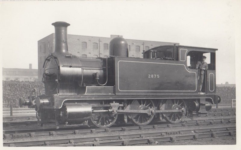 NER Train No 9283 283 Antique Real Photo Postcard