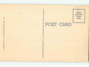 Unused Linen HIGH SCHOOL Hot Springs Arkansas AR L9938