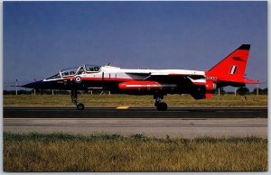 Airplanme BAe Jaguar T.2A XX830 of Empire Test Pilots School RAF Postcard