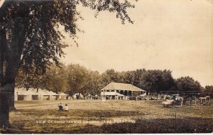 RPPC, c.'12, Chautaqua Grounds, Camp Point,IL, from Quincy IL, #16,Old Post Card