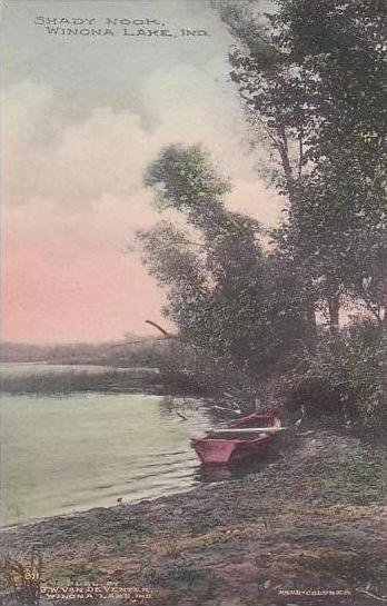 Indiana Winona Lake Shady Nook Albertype