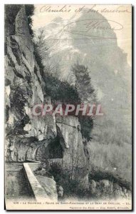 Old Postcard The Dauphine Route De St Pancras And The Tooth Crolles