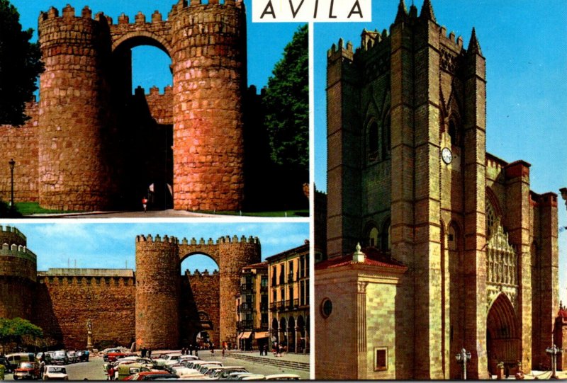 Spain Avila Multi View f The City