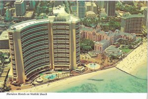 Sheraton Hotels on Waikiki Beach Honolulu Hawaii 4 by 6