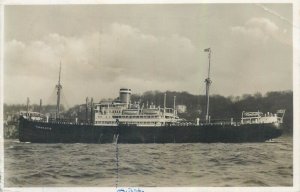 Passenger & cargo commercial ship M.S. Rhakotis Hamburg-American line 