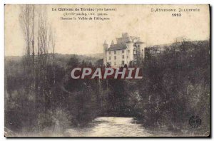 Old Postcard The castle Torsiac Dominates the valley of & # 39Allagnon near L...