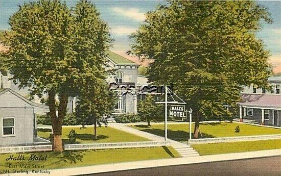 KY, Mount Sterling, Kentucky, Hall's Motel, Nationwide Advertising No. F11778