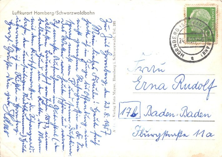 Modern Postcard Luftkurort Hornberg / Schwarzwaldbahn
(24