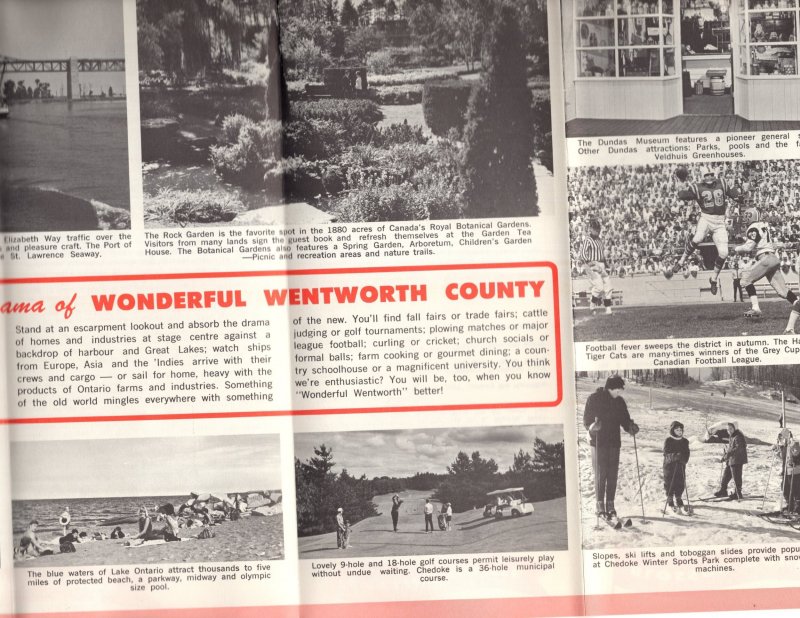 Wonderful Wentworth County, Ontario. Map, Photographs, Facts