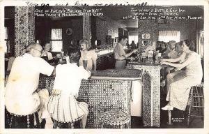 Miami FL Bottle Cap Inn Ripley's Believe it or Not in 1941 RPPC Postcard