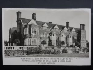 Hampshire AVON TYRRELL National Association of Girls Clubs c1950 RP PC by Tuck