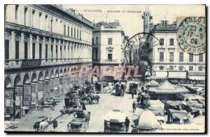 Postcard Old Toulouse Capitol Arcades