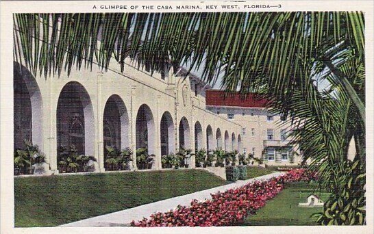 A Glimpse Of The Casa Marina Key West Florida