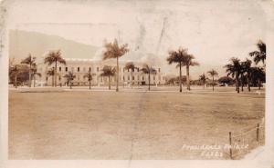 PRESIDENTIAL PALACE HAITI~CARIBBEAN ISLANDS REAL PHOTO POSTCARD c1939