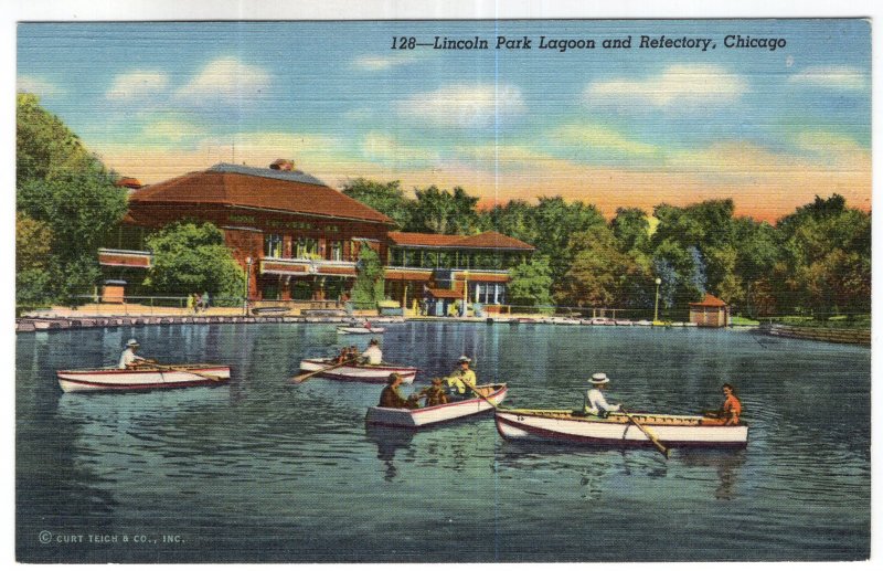 Chicago, Lincoln Park Lagoon and Refectory